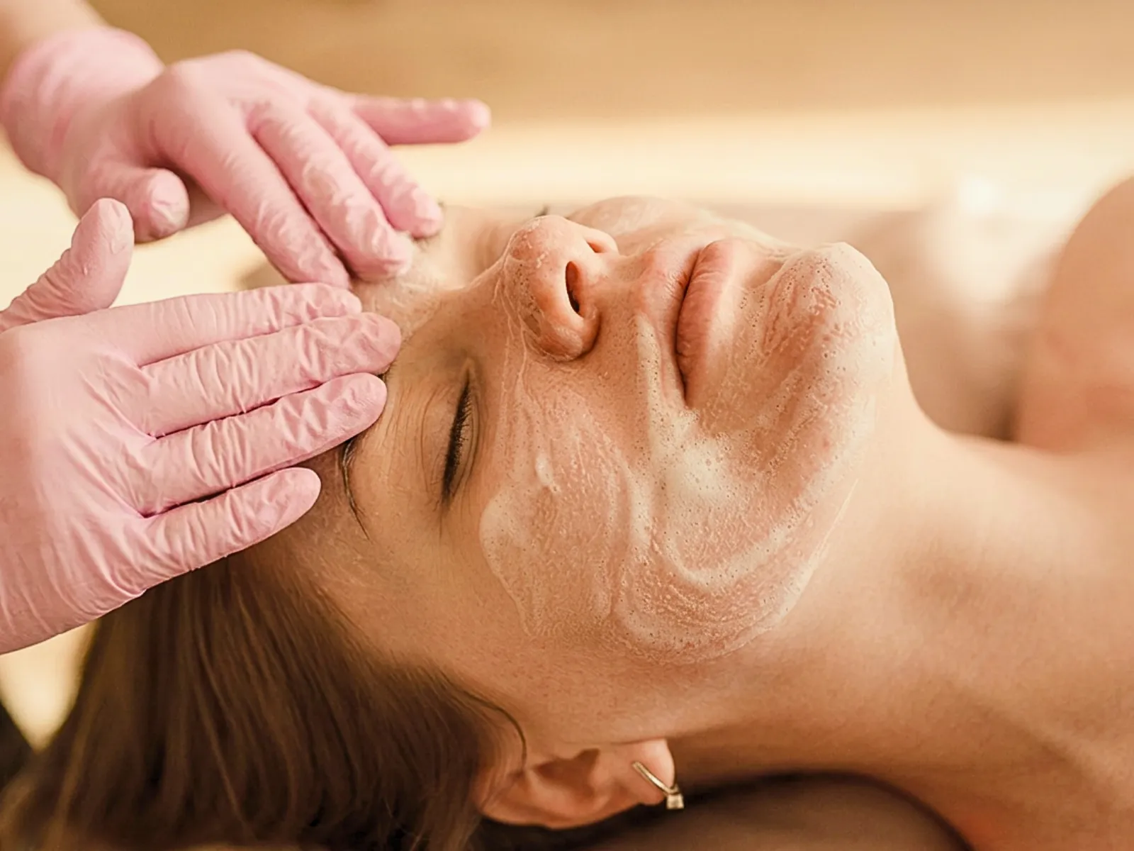 Luxury facial treatment